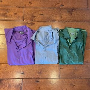 Men’s dress shirts - set of 3 - 17.5 36x37